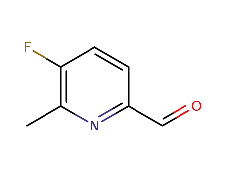 Molecular Structure of 884495-34-5 (3-FLUORO-6-FORMYL-2-PICOLINE)