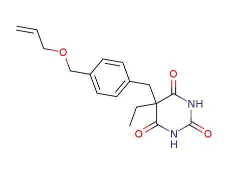 5-Ethyl-5-(4-allyloxymethylbenzyl)barbituric acid
