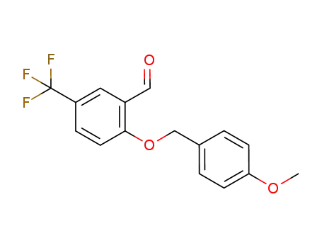 Benzaldehyde, 2-[(4-methoxyphenyl)methoxy]-5-(trifluoromethyl)-