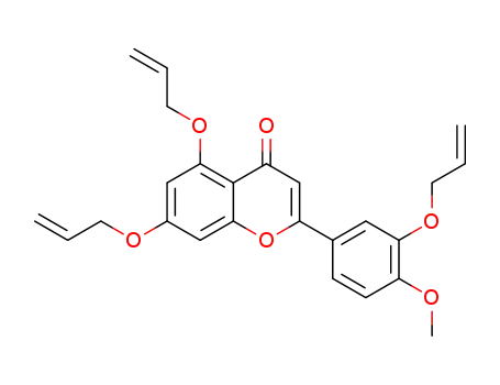 5,7-Diallyloxy-2-(3-allyloxy-4-methoxyphenyl)-4H-1-benzopyran-4-one