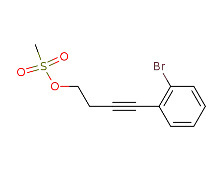 2-bromo-1-(4-methylsulfonyloxybut-1-yn-1-yl)benzene