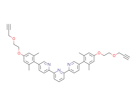 2,2':6',2''-Terpyridine,
5,5''-bis[2,6-dimethyl-4-[2-(2-propynyloxy)ethoxy]phenyl]-