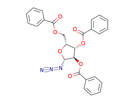(2R,3R,4S,5R)-2-azido-5-[(benzoyloxy)methyl]tetrahydrofuran-3,4-diyl dibenzoate