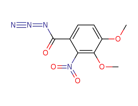 3,4-dimethoxy-2-nitro-benzoyl azide