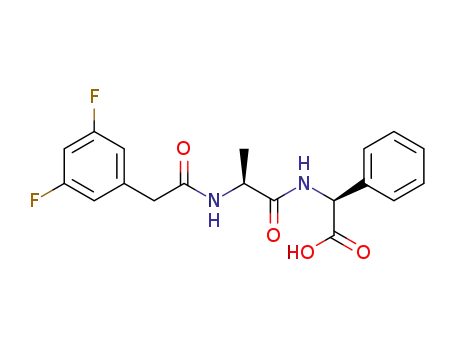 Glycine, N-[(3,5-difluorophenyl)acetyl]-L-alanyl-2-phenyl-, (2S)-