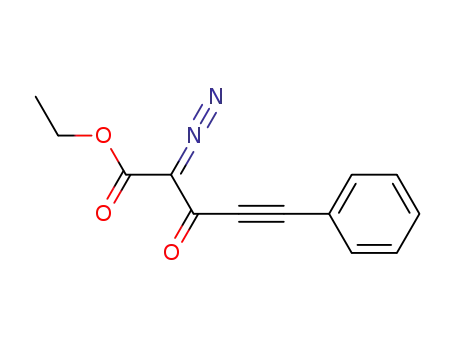 ethyl 2-diazo-3-oxo-5-phenylpent-4-ynoate