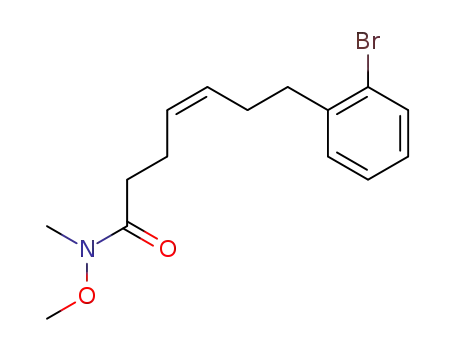 4-Heptenamide, 7-(2-bromophenyl)-N-methoxy-N-methyl-, (4Z)-