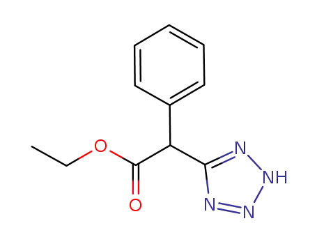 ethyl 2-phenyl-2-(2H-tetrazol-5-yl)acetate