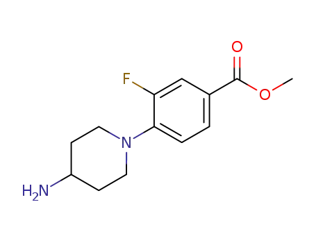 methyl (4-aminopiperidin-1-yl)-3-fluorobenzoate