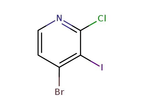 Molecular Structure of 916203-52-6 (4-Bromo-2-chloro-3-iodopyridine)