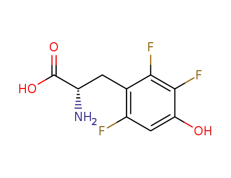 Molecular Structure of 182756-63-4 (L-Tyrosine, 2,3,6-trifluoro-)