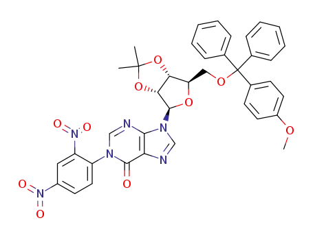 N-1-(2,4-dinitrophenyl)-5'-O-(monomethoxytrityl)-2',3'-O-isopropylideneinosine