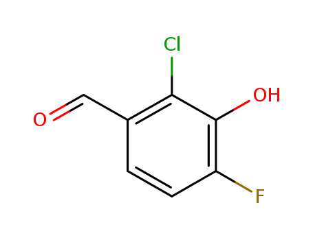 2-chloro-4-fluoro-3-hydroxybenzaldehyde
