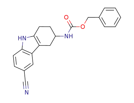 Carbamic acid, N-(6-cyano-2,3,4,9-tetrahydro-1H-carbazol-3-yl)-,phenylmethyl ester