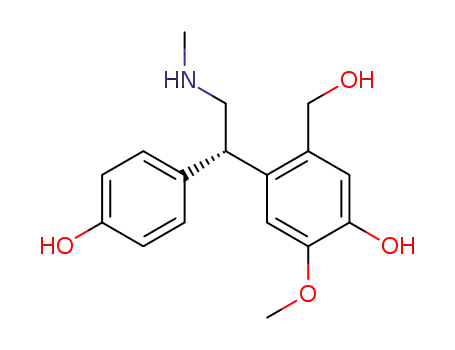 (4S)-5-hydroxymethyl-4-[1-(4-hydroxyphenyl)-2-methylaminoethyl]-2-methoxyphenol