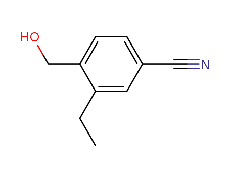 Molecular Structure of 202522-03-0 (3-ethyl-4-(hydroxymethyl)benzonitrile)
