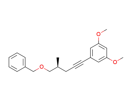 (S)-1-benzyloxy-5-(3,5-dimethoxyphenyl)-2-methylpent-4-yne