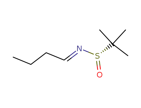 Molecular Structure of 849404-66-6 ([N(E),S(S)]-2-methyl-N-(butylidene)-2-propanesulfinamide)