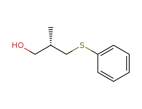 1-Propanol, 2-methyl-3-(phenylthio)-, (2S)-