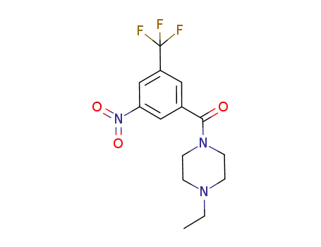 Piperazine, 1-ethyl-4-[3-nitro-5-(trifluoromethyl)benzoyl]-