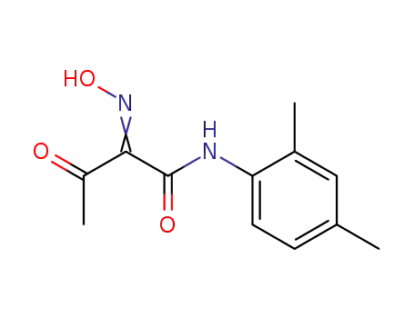 Molecular Structure of 42056-96-2 (N-(2,4-DIMETHYL-PHENYL)-2-HYDROXYIMINO-3-OXO-BUTYRAMIDE)