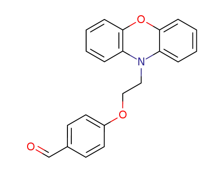 Molecular Structure of 216691-13-3 (Benzaldehyde, 4-[2-(10H-phenoxazin-10-yl)ethoxy]-)