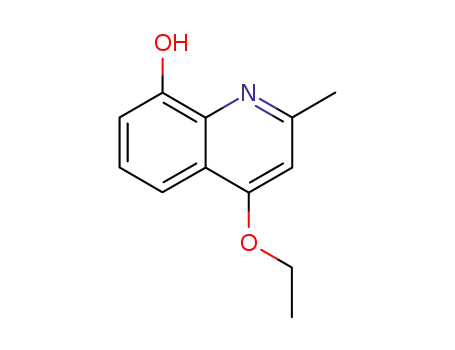 Molecular Structure of 167834-51-7 (4-ETHOXY-2-METHYLQUINOLIN-8-OL)