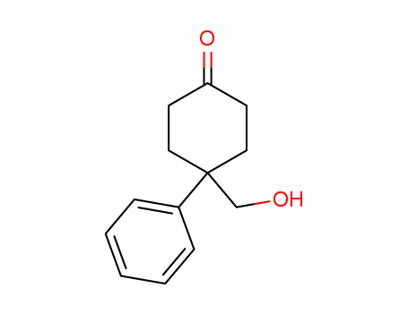 4-(hydroxymethyl)-4-phenylcyclohexan-1-one