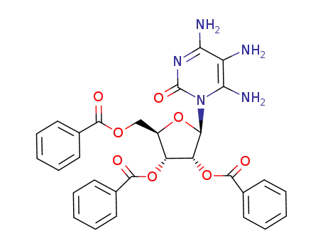 Cytidine, 5,6-diamino-, 2',3',5'-tribenzoate