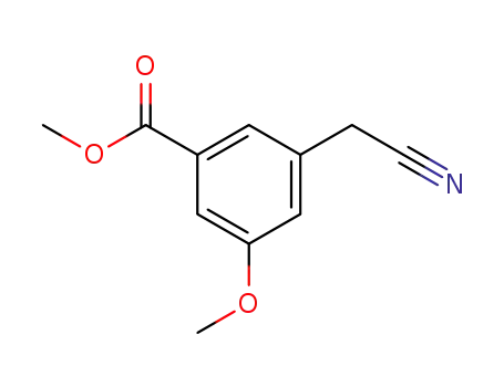 3-cyanomethyl-5-methoxy-benzoic acid methyl ester