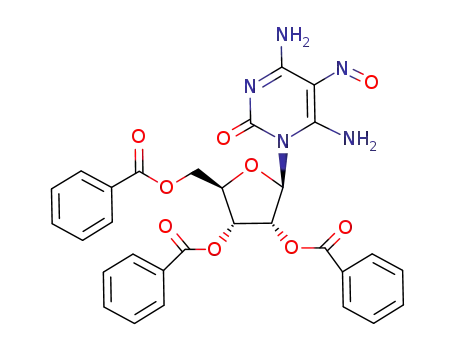 6-amino-5-nitroso-2',3',5'-tri-O-benzoylcytidine