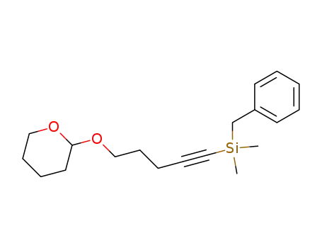 5-(benzyldimethylsilyl)-1-(tetrahydropyran-2′-yloxy)pent-4-yne