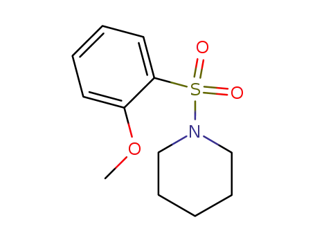 Molecular Structure of 501411-82-1 (Piperidine, 1-[(2-methoxyphenyl)sulfonyl]-)