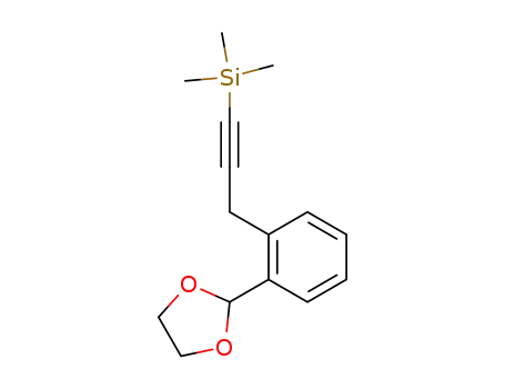 (3-(2-(1,3-dioxolan-2-yl)phenyl)prop-1-yn-1-yl)trimethylsilane