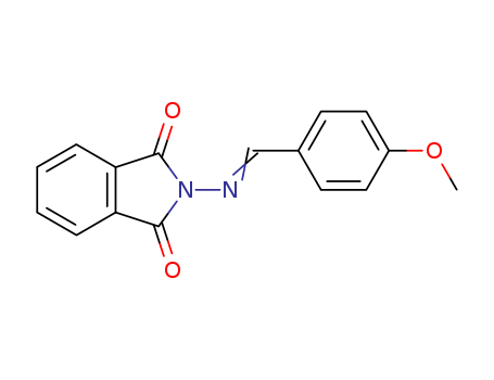 2-[(4-methoxyphenyl)methylideneamino]isoindole-1,3-dione cas  19279-70-0