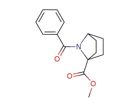 Molecular Structure of 331258-42-5 (methyl N-benzoyl-7-azabicyclo[2.2.1]heptane-1-carboxylate)
