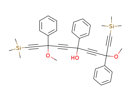 Bis(trimethylsilyl)-6-hydroxy-3,9-dimethoxy-3,6,9-triphenylundeca-1,4,7,10-tetrayne