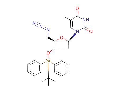 3'-O-tert-Butyldiphenylsilyl-5'-azido-5'-deoxythymidine