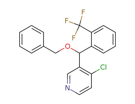 3-[benzyloxy-(2-trifluoromethyl-phenyl)-methyl]-4-chloro-pyridine