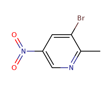 2-methyl-3-bromo-5-nitropyridine