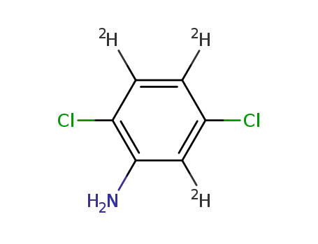 Molecular Structure of 783321-80-2 (2,5-DICHLOROANILINE-3,4,6-D3)