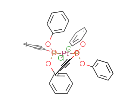 Molecular Structure of 16337-54-5 (Platinum,dichlorobis(triphenylphosphite-p-)-)