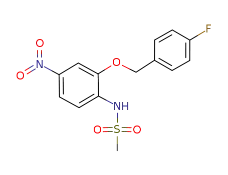 N-[2-(4'-fluorobenzyloxy)-4-nitrophenyl]methanesulfonamide