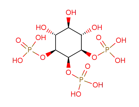 Molecular Structure of 41613-02-9 (inositol 1,2,3-trisphosphate)