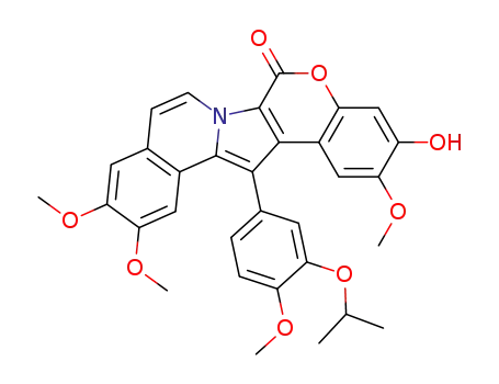 3-hydroxy-13-(3-isopropoxy-4-methoxy-phenyl)-2,10,11-trimethoxy-5-oxa-6b-aza-dibenzo[<i>a</i>,<i>i</i>]fluoren-6-one