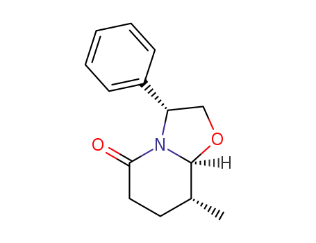 (3R,8R,8aS)-8-methyl-5-oxo-3-phenyl-2,3,6,7,8,8a-hexahydro-5H-oxazolo[3,2-a]pyridine
