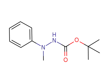 Molecular Structure of 934391-29-4 (TERT-BUTYL 2-METHYL-2-PHENYLHYDRAZINE-1-CARBOXYLATE)