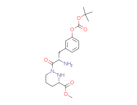 (S)-1-[(S)-2-Amino-3-(3-tert-butoxycarbonyloxy-phenyl)-propionyl]-hexahydro-pyridazine-3-carboxylic acid methyl ester