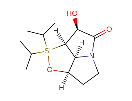 (1S,5aR,7aR,7bS)-7,7-diisopropyl-1-hydroxy-6-oxa-7-sila-octahydro-2H-cyclopenta[g,h]pyrrolizin-2-one