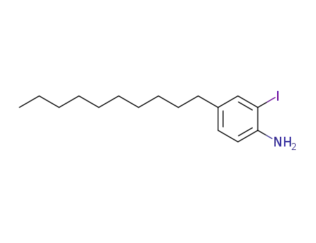 Molecular Structure of 315716-39-3 (4-DECYL-2-IODOBENZENAMINE)